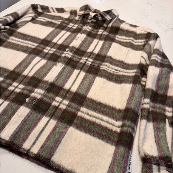 COLLUSION men’s oversized overcoat button down NWOT - Picture 6 of 10